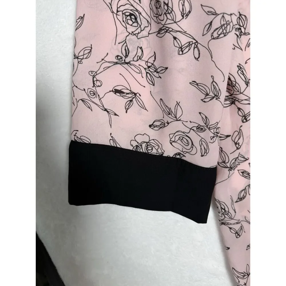 Dana Kay 2 Pc Jacket Tank Set 22W Pink Floral Career Church Cottagecore NWT